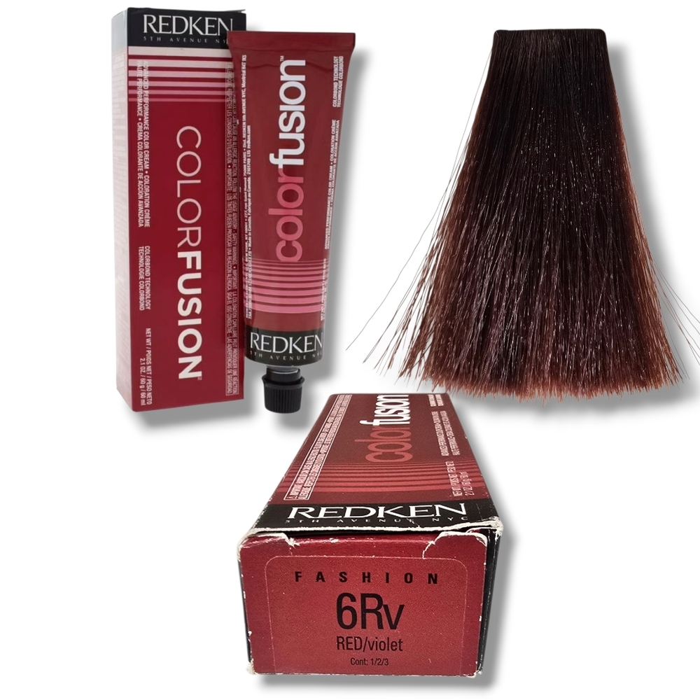 Redken Color Fusion Fashion Permanent Hair Color Cream 60 ml/2 oz 6Rv